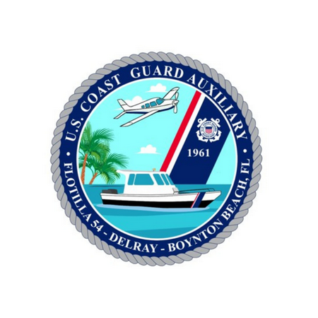 Flotilla 5-4 (Delray-Boynton Beach) , U.S. Coast Guard Auxiliary Logo